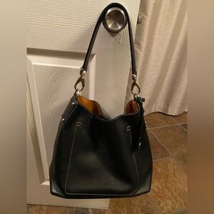 Dooney & Bourke Black Leather Shoulder Bag
